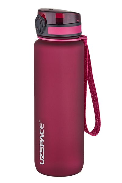 Uzspace 800 مل - حجم جديد - ارتفاع 25 سم - زجاجة مياه تريتان لا تسرب رائحة BPA