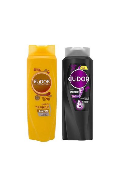 Elidor Superblend Hair Care Shampoo - Silky Softness and Brunette Shine