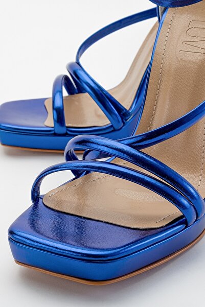 LuviShoes Shelp Sax Blue Women's Heeled Shoes