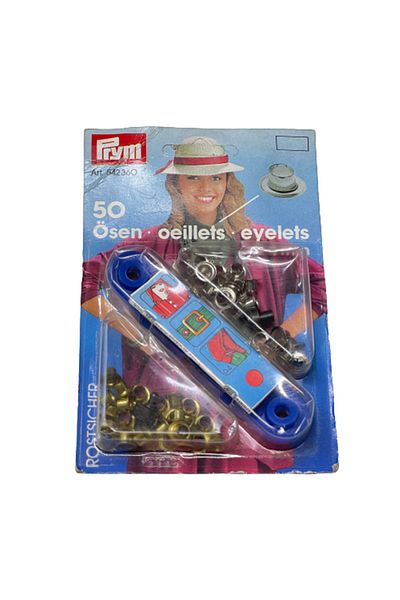 Prym Bird Eye And Tool542360 Silver And Gold, Denim, Blue Jean, Anorak
