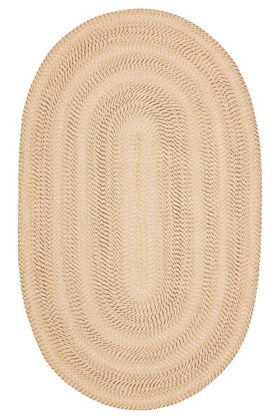 Eko Halı Patna / Xw Ptn 16 Olive Jüt Görünümlü Yıkanabilir Sentetik Oval Halı
