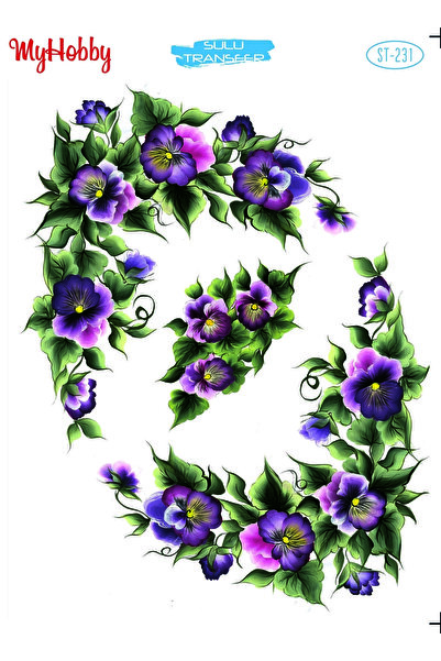 Ümraniye Hobi Sanat ماي ووتر ترانسفير 25*35 سم Stb-231