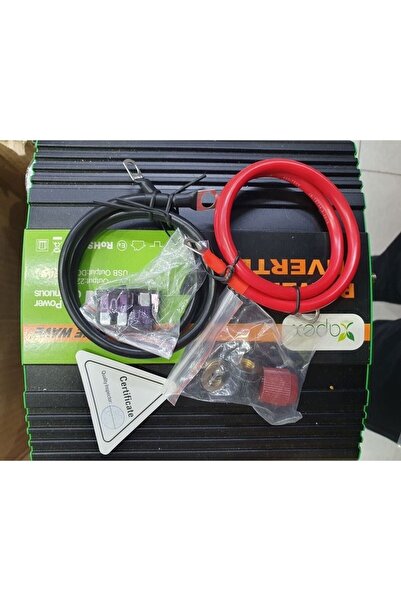 Apex 1200 W Watt 12 V Volt Modifiye Sinüs Inverter Invertör 220 Dönüştürücü Çevirici