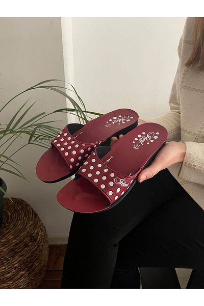 Behtah Kundura Papuci de zi cu buline cu talpă anti-alunecare de vară