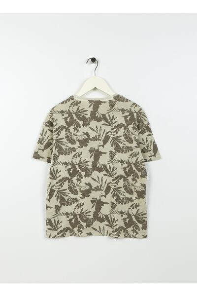 U.S. Polo Assn. Μπλουζάκι με γκρι σχέδιο για αγόρι - Altamurakıds