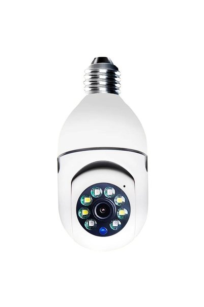 Epilons Wifi 360 Panoramik Ampul Kamera Gece Görüş Sesli Akıllı Hareket Algıl...
