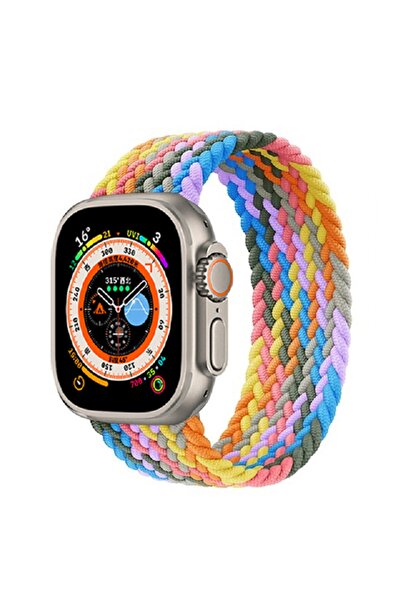 GREGOSS Apple Watch Band Uyumlu 42/44/45/49 Mm, Iwatch Seri 10 46mm/örgülü Es...