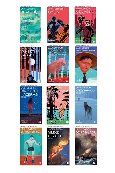 TÜRKİYE İŞ BANKASI KÜLTÜR YAYINLARI Modern Klasikler Dizisi Jack London Kitap...