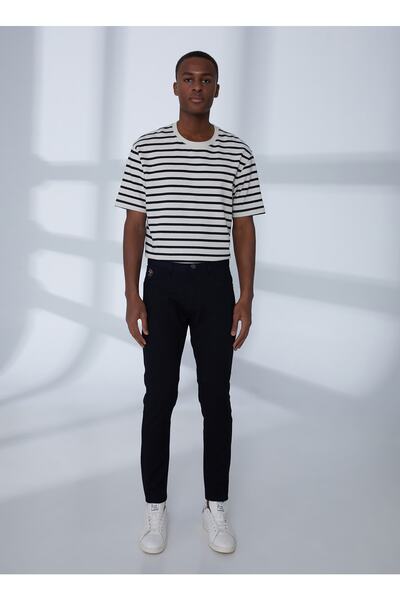 U.S. Polo Assn. Pantaloni negri din pânză / chino pentru bărbați 50266049 -vr046