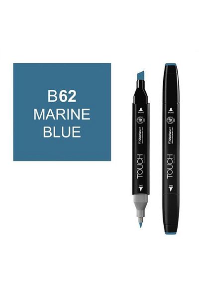 Shinhan Art Twin B62 Double Tip Marker Marine Blue