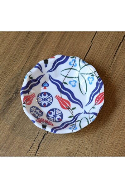 G Gültaş Melamin ve Plastik Melamin Kahveci Çay Tabağı 50 Adet Desen : Osmanlı