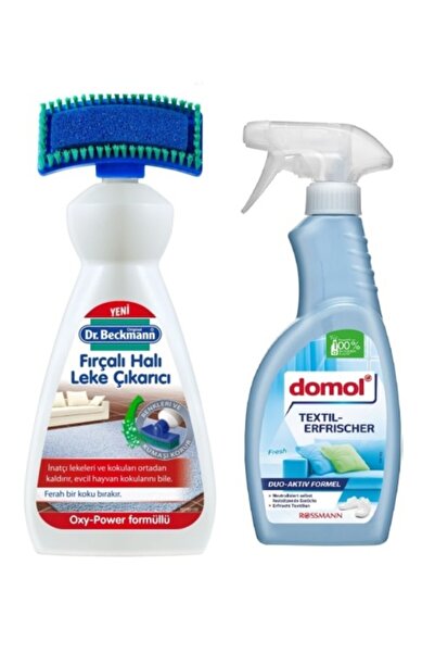 Dr.Beckmann Fırçalı Halı Leke Çıkarıcı 650 Ml Ve Tekstil Ferahlatıcı Sprey 500 Ml