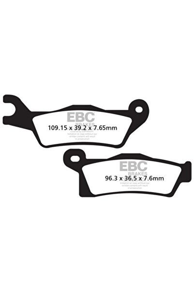 EBC FRONT RIGHT / REAR BRAKE PADS - CARBON