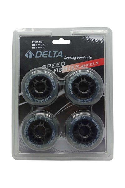 Delta 72 mm Silicone PU Roller Skate Wheel - Set of 4