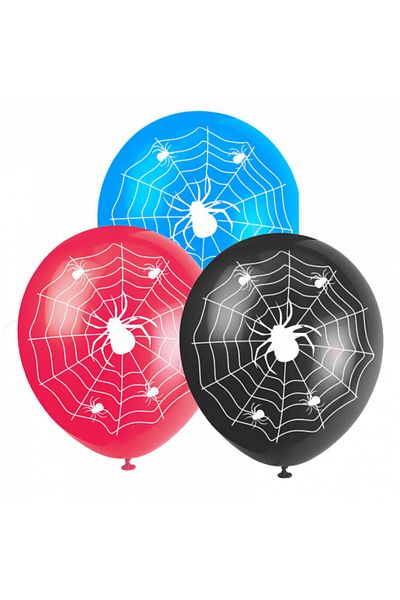era balon Spider Web Printed Balloon 10 Pieces