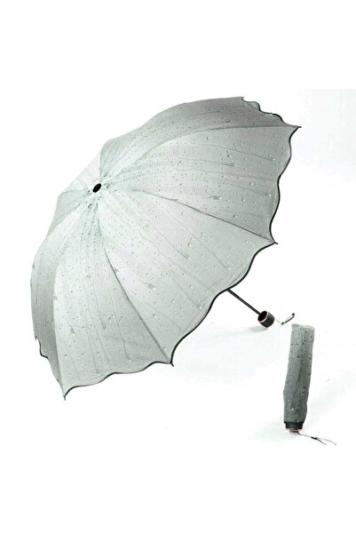 Marlux Lüx Kırılmaz Özellikli Bayan Taşıma Yağmur Damla Desenli