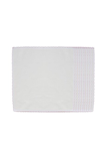 Sevi Bebe مناديل أطفال قطنية ممشطة (10 قطع) Art-90 وردي