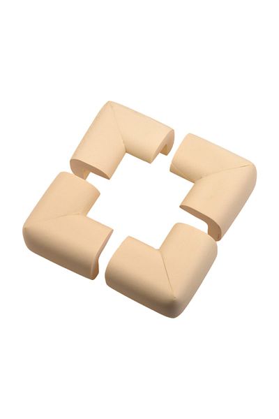 AGUBUGU BABY Protector de colț - Cauciuc / Crem 4 buc