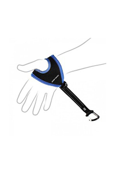 Ezydog Handy Leash Eller Serbest Köpek Kayisi Siyah Ve Mavi Seritli