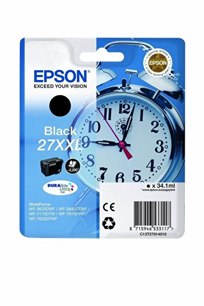 EPSON 27XXL T2791 Siyah Kartuş