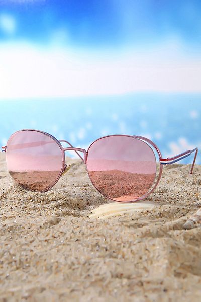 Di Caprio Unisex Oval Sunglasses DTX1078E