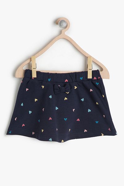 Koton Marineblauer Baby-Mädchenrock 6YMG77384OK