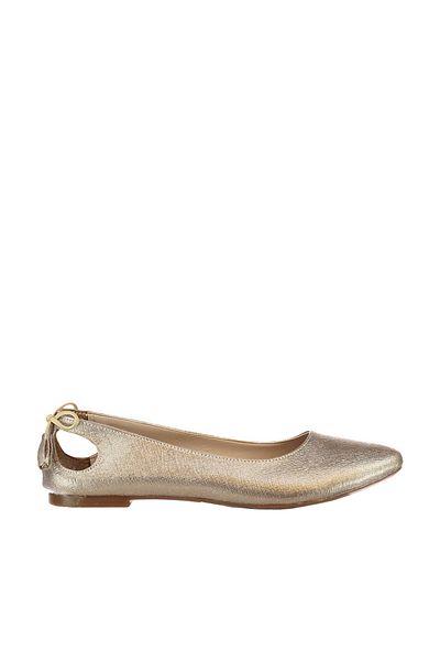Fox Shoes Platinové dámské baleríny B290080109