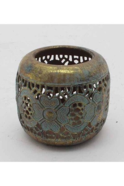 Cemile 1mnq-161208-k17 Antik Silver Gold Küçük Tlight