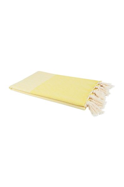 Bedinn Peshtemal Diamond Honeycomb Lemon Yellow Pst277