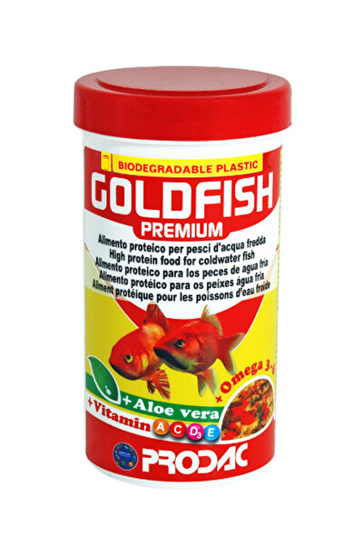Prodac Goldfish Premium Japon Balığı için Pul Yem 100 ml 20 gr