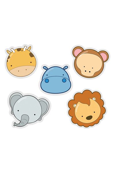 Tilki Dünyası Autocolant de perete Cute Animal World SHA05 3050