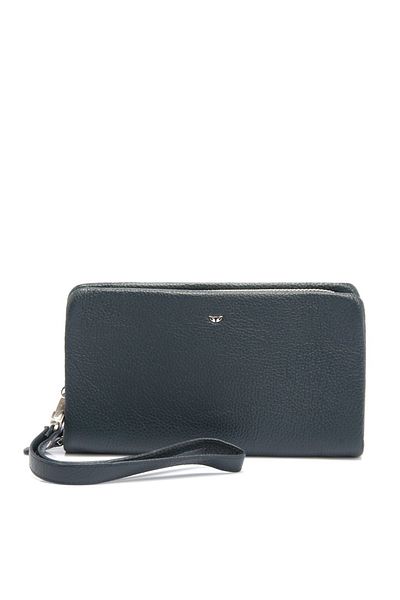 Tergan Γνήσιο δέρμα Navy Blue Unisex Portfolio S1PC 00002197