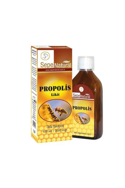 Sepe Natural Propolis Sıvı Ekstresi 100 ml Su Bazlı Şurup, Likit SEPE