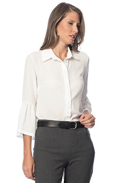 Pitti Дамска бяла риза Bone