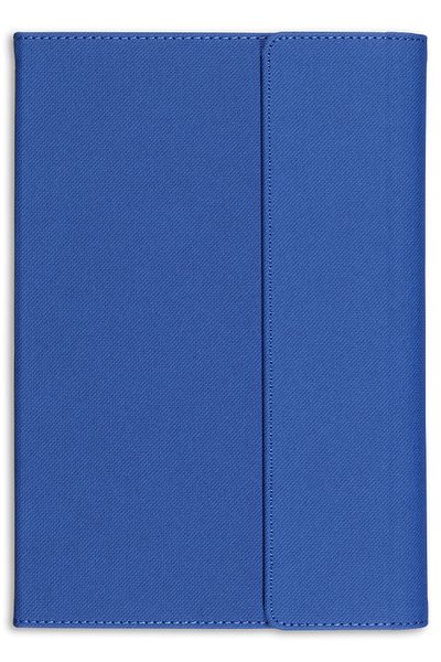 Matt Notebook دفتر ملاحظات بغطاء مغناطيسي مقاس A5 مقاس 15 × 22، مخطط باللون الأزرق