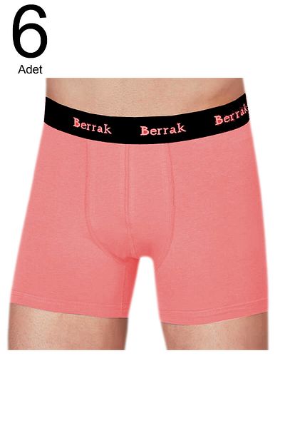 Berrak Ανδρικό Pomegranate 6 Pack Lycra Modal FlexibleBoxer ELF568BER4476CCM6