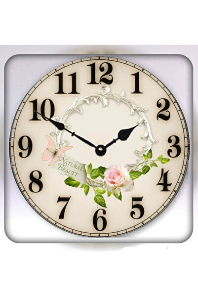 Markakanvas Yuvarlak Duvar Saati MKSaat (745)