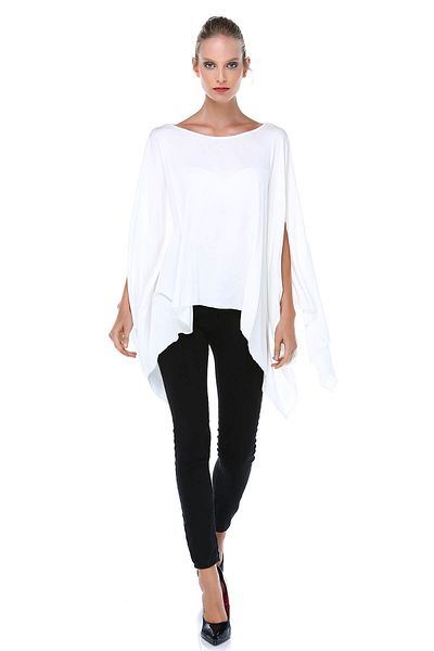 Quincey Γυναικείο εκρού Casual τουνίκ BD2380