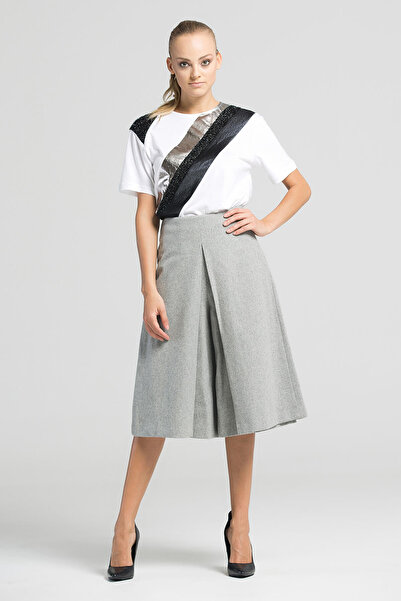 Muller of Yoshiokubo Kadın Gri Pantolon Culotte    MUL02102001