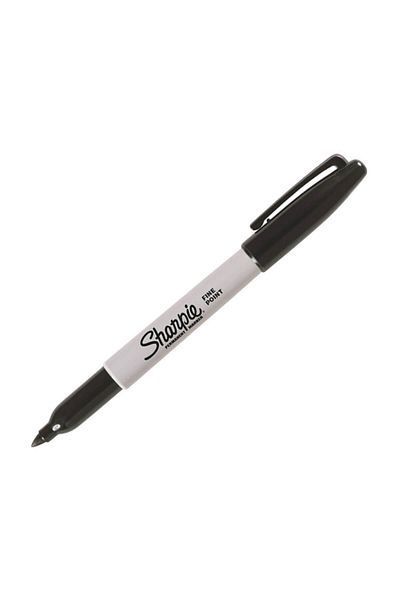 Sharpie Fine Permanent Marker Round Tip Black /