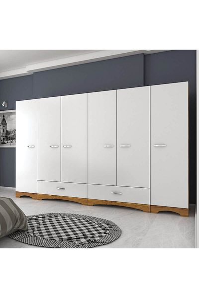 6 kapili gardirop fiyatlari ve modelleri trendyol