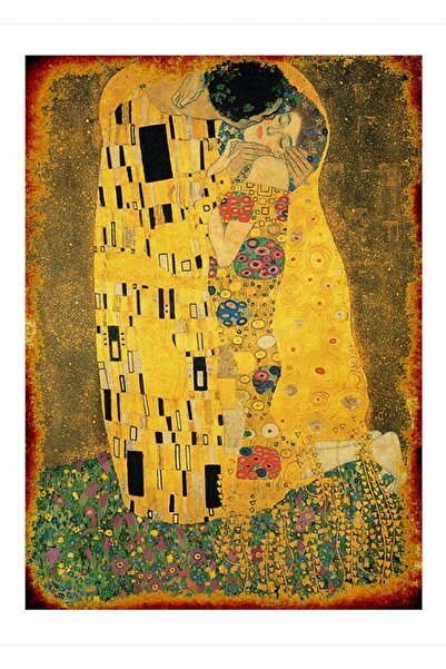 Cakatablo 50cmX70cm Ahşap Tablo Clint öpücük