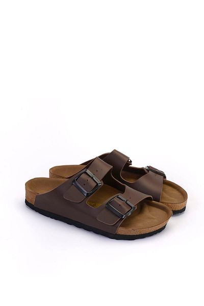 Slazenger Γυναικείες Παντόφλες Καφέ - Φακός - SA19SK004