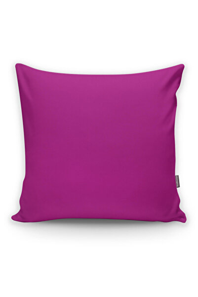 Realhomes Mor Renkli Dijital Baskılı Dekoratif Yastık Kırlent Kılıfı