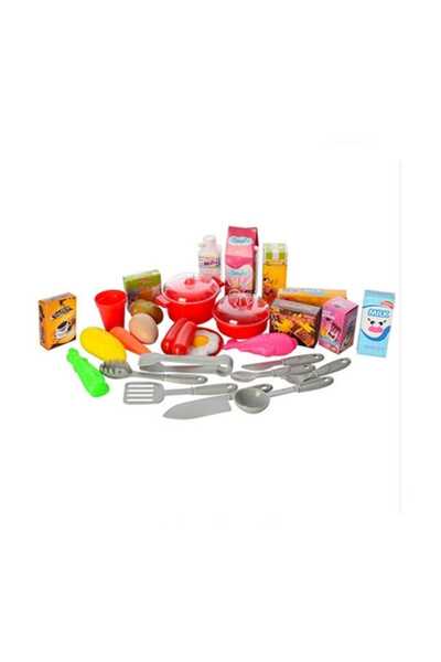Sunman Oyuncak Sesli Işıklı 42 Parça Büyük Boy Mutfak Seti