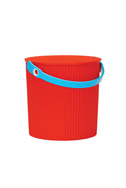 Parex Rainbow Yuvarlak Kova Kırmızı ve Koyu Pembe Renk