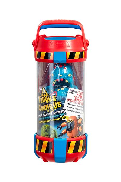 Fungus Amungus Toxic Blue Figure Transport Container