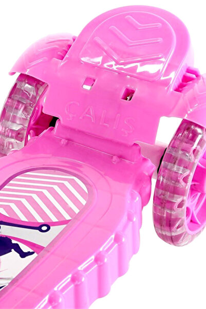 Genel Markalar Garfield Silikon 3 Tekerlekli Frenli Çocuk Scooter Pembe 3 - 4 Yaş 3