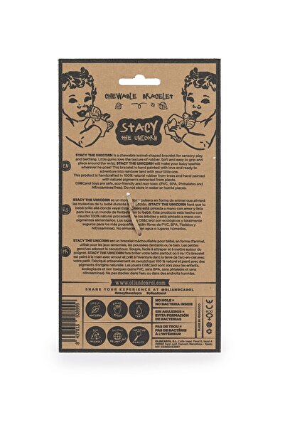 OLI&CAROL Organik Diş Kaşıyıcı ve Banyo Oyuncağı