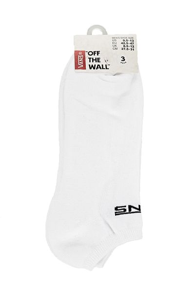 Vans Unisex Classic Kick (9.5-13, 3PK) Sports Socks VXSXWHT